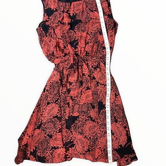 Banana Republic chiffon floral sleeveless a line dress - Picture 7 of 8